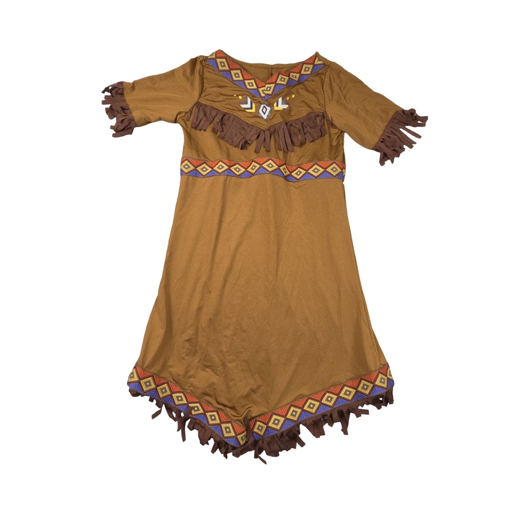 Girls' Pocahontas Costume Native American-inspired costume size M/L Halloween